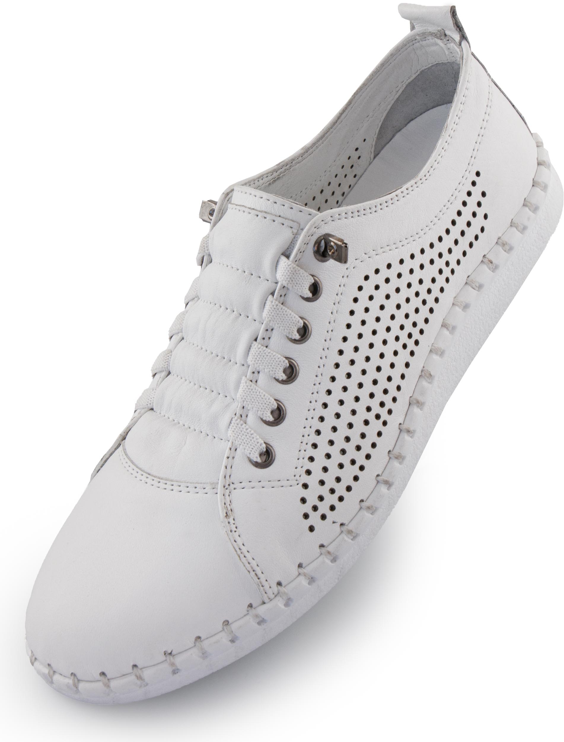 Dámské kožené boty NELL Perform White|39