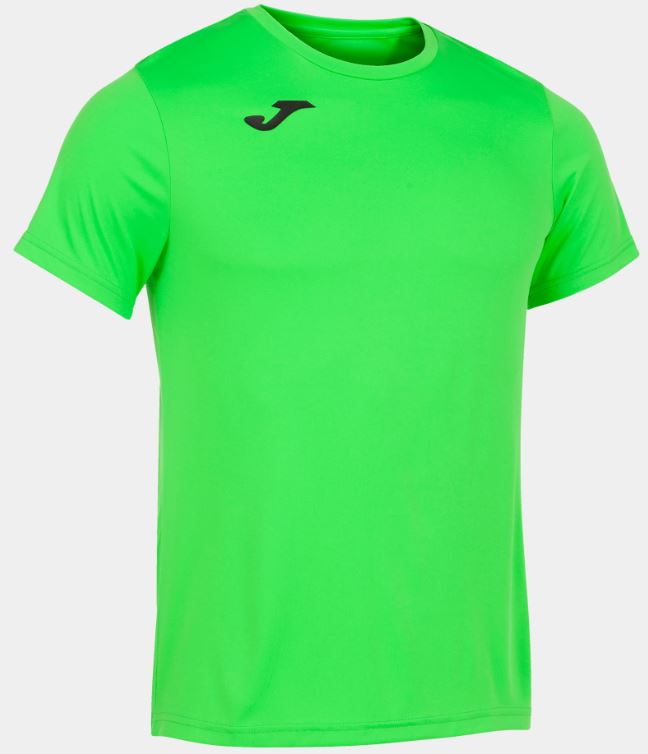 Sportovní triko Joma Record II Short Sleeve Fluor Green|L