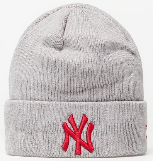 Zimní čepice New Era Unisex League Yankees Beanie Grey-Red