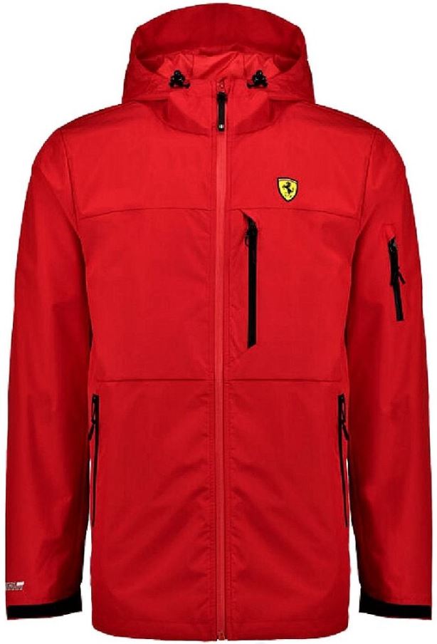 Pánská bunda Ferrari Men Rain Jacket Red|S