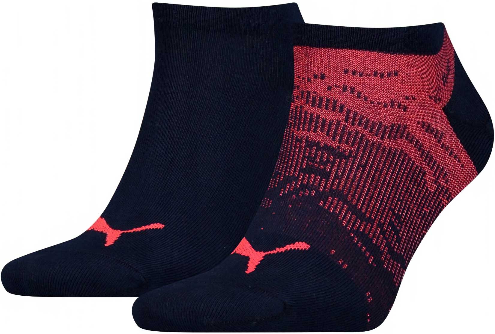 Ponožky Puma Sneakers 2P Black Red|43-46