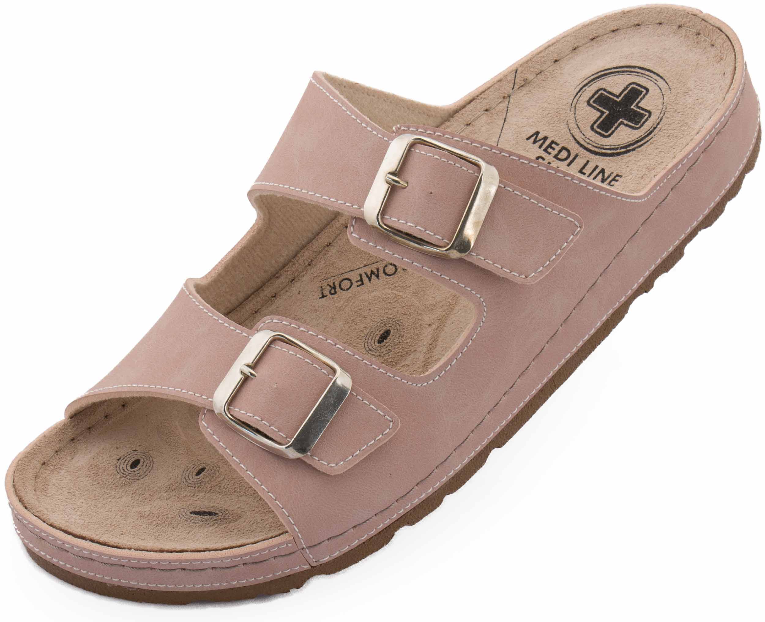 Dámské pantofle Medi Line S182.002 pink|36