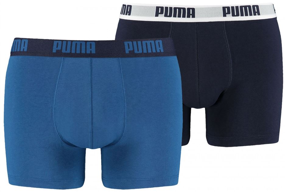 Pánské boxerky Puma Basic boxer 2P blue|M
