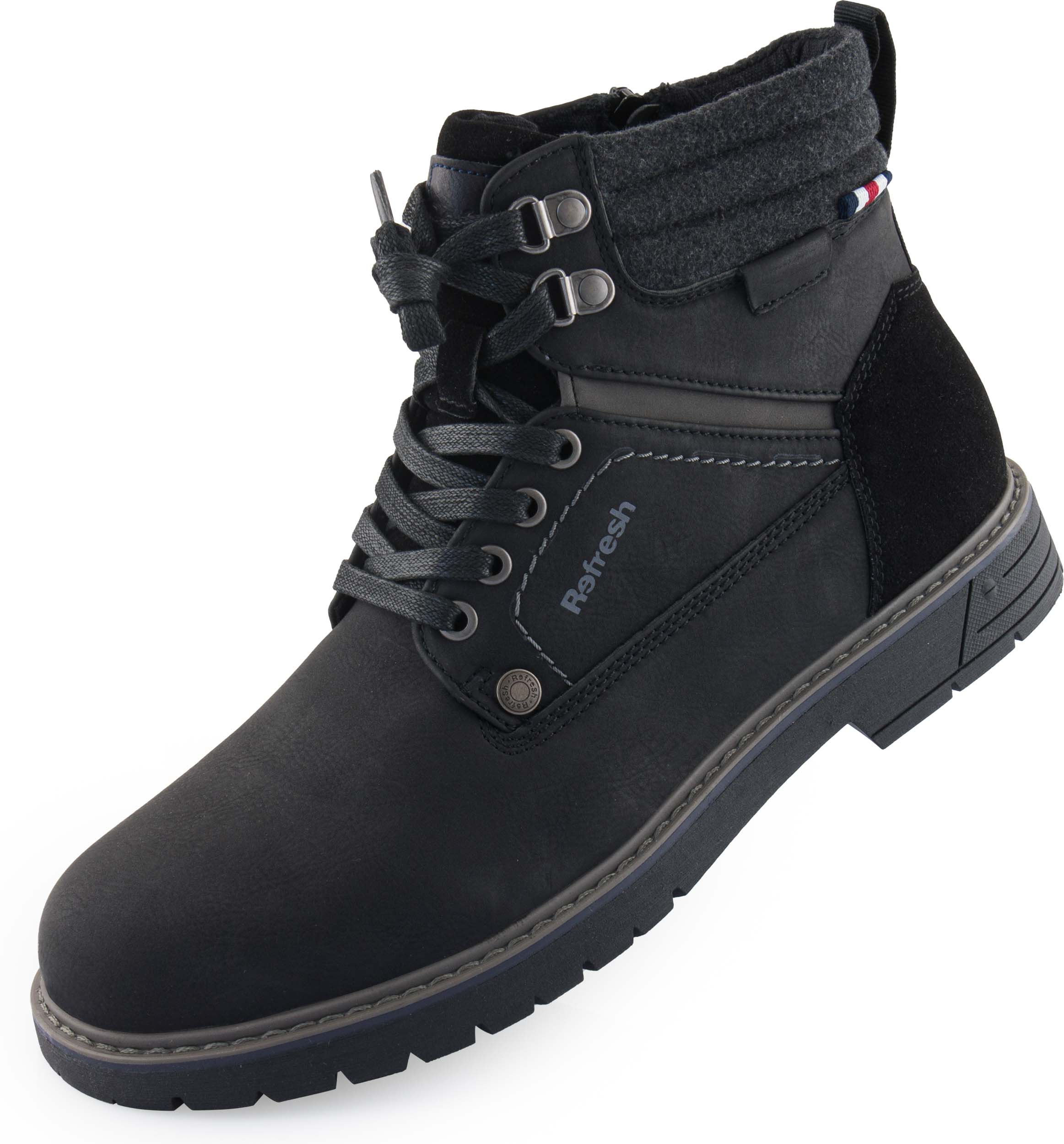 Pánská obuv Refresh Black Ankle Boots Men