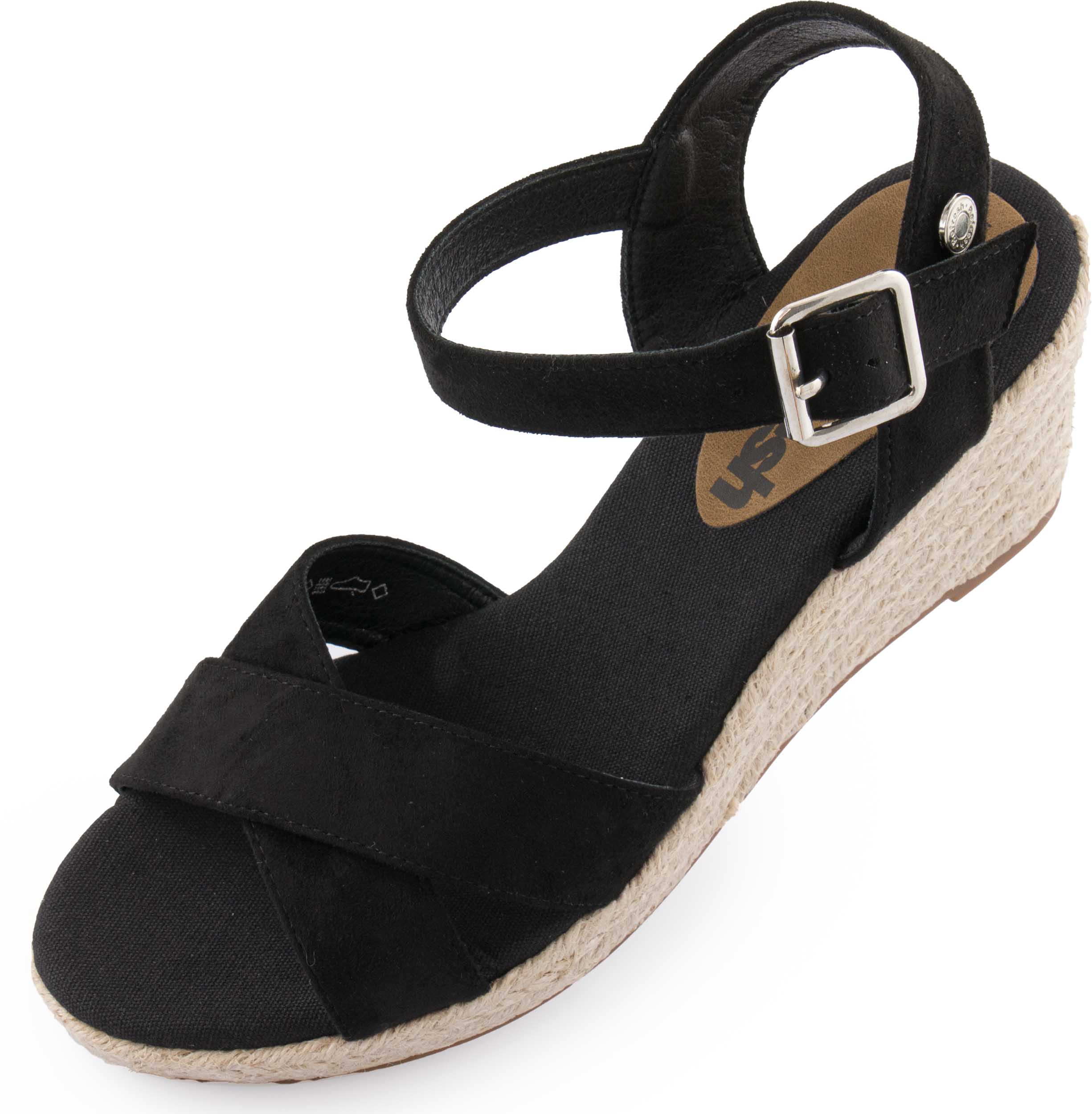 Dámské sandály Refresh Low Sandal In Eco-Leather Black|40