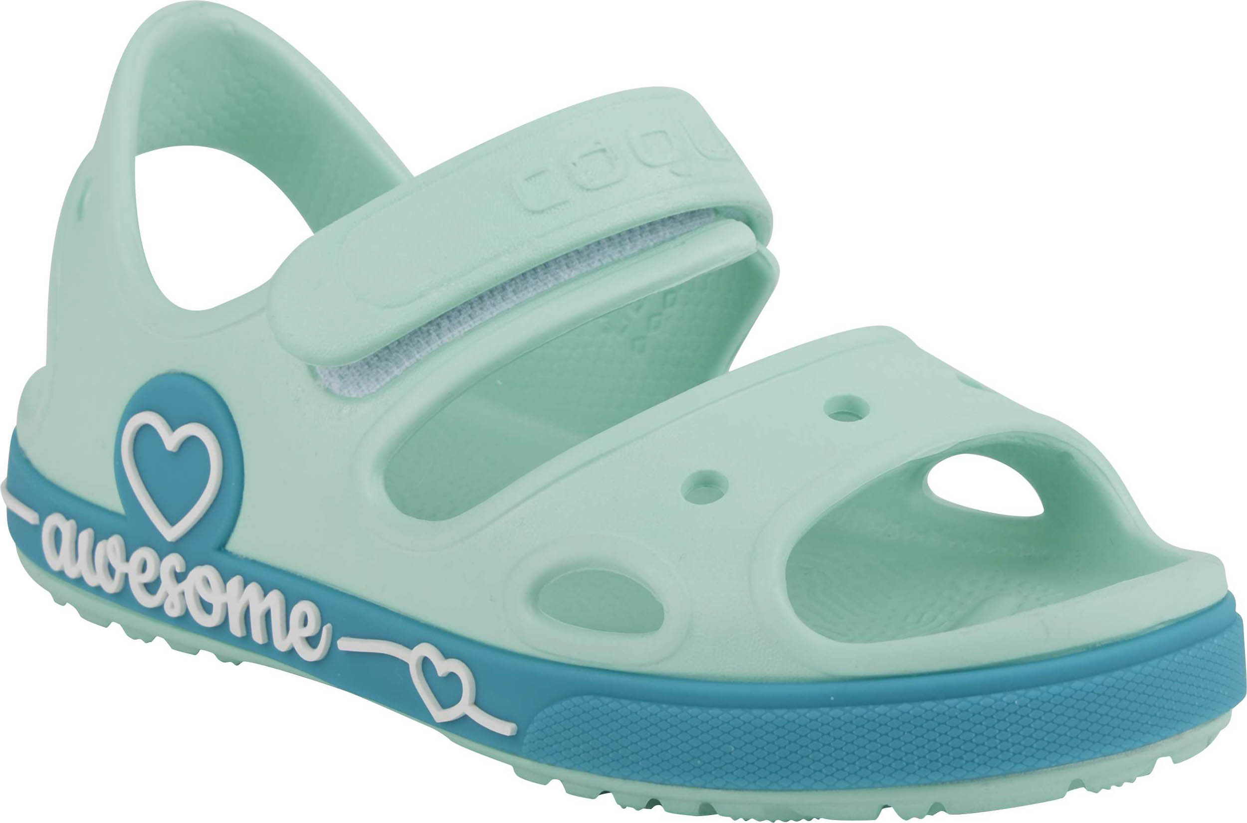 Dětské sandály Coqui Yogi Lt. mint & Turquoise|28-29