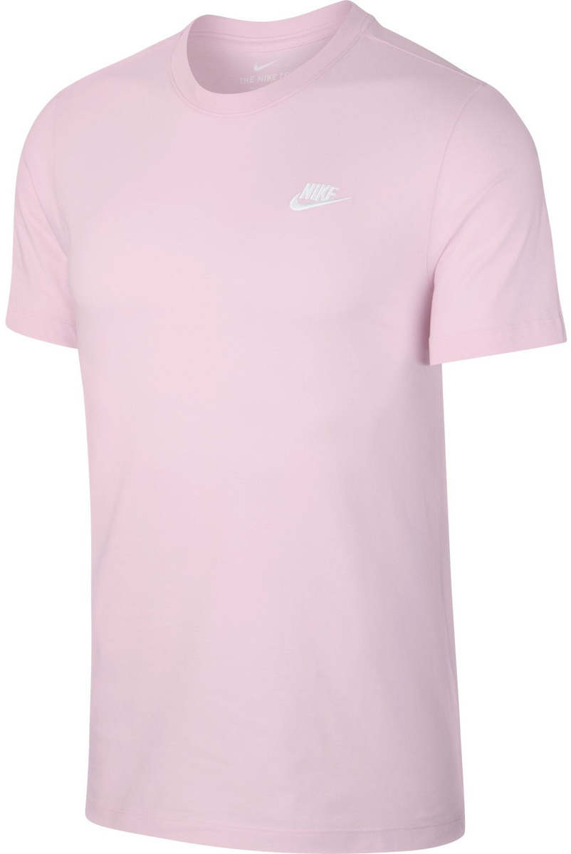 Pánské triko Nike Club T-Shirt Grey Pink|L