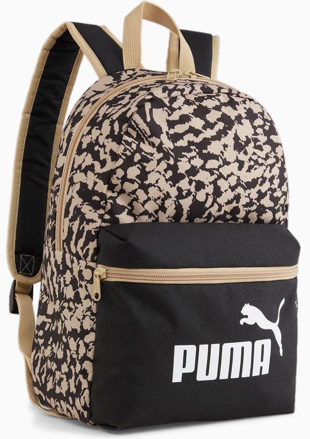 Batoh Puma Unisex Phase Small Backpack Black-Sand Dune Aop