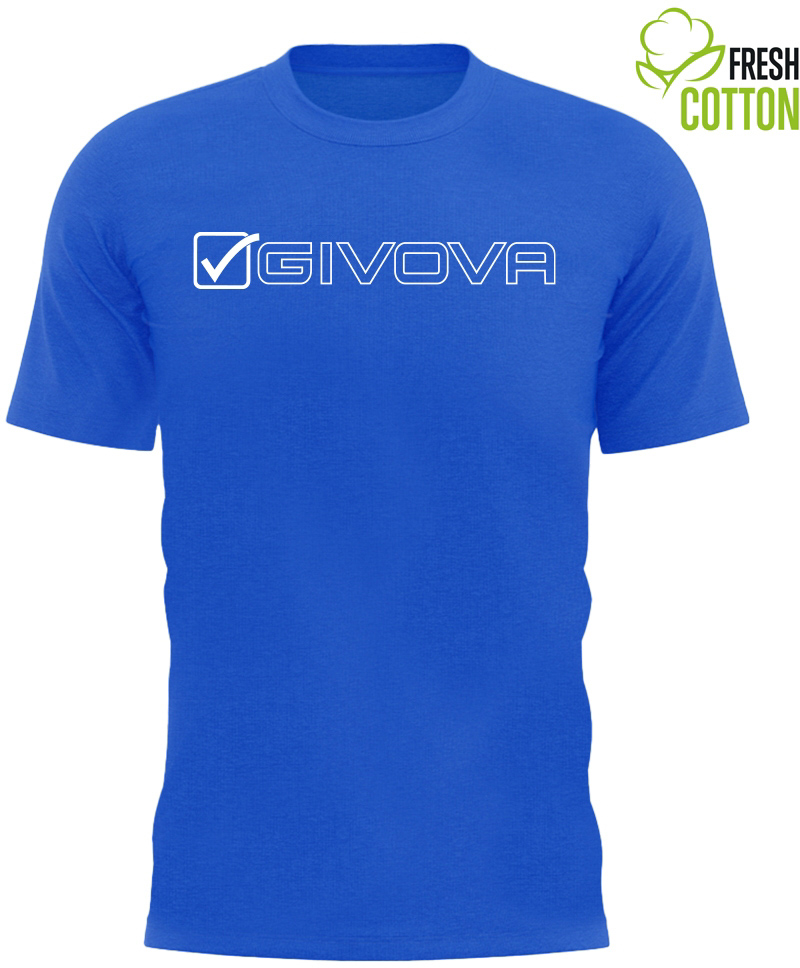 Bavlněné triko GIVOVA Mondo royal|XL