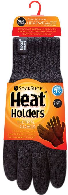 Zimní rukavice Heat Holders Arvid black|S-M