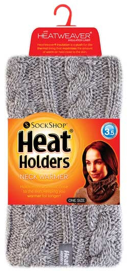Dámský zimní nákrčník Heat Holders Light Grey