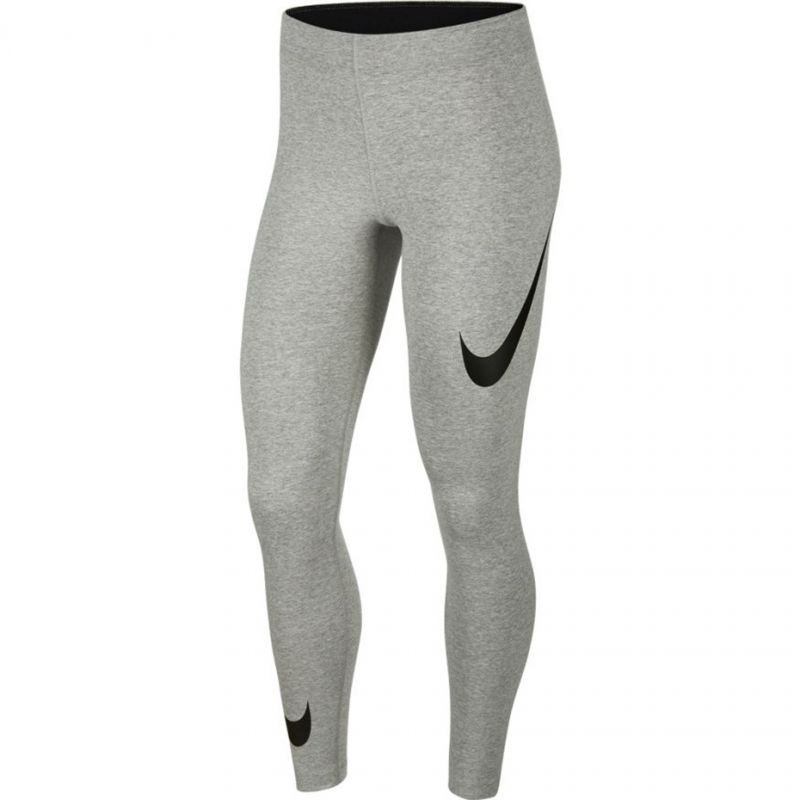 Dámské legíny Nike Swoosh Legaseee Legging Grey|S