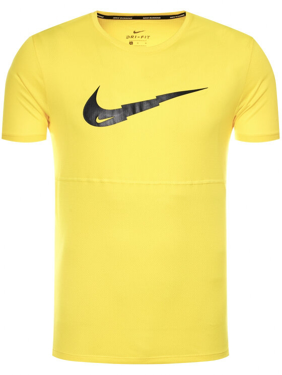 Pánské triko Nike Breathe Run T-Shirt Yellow|2XL