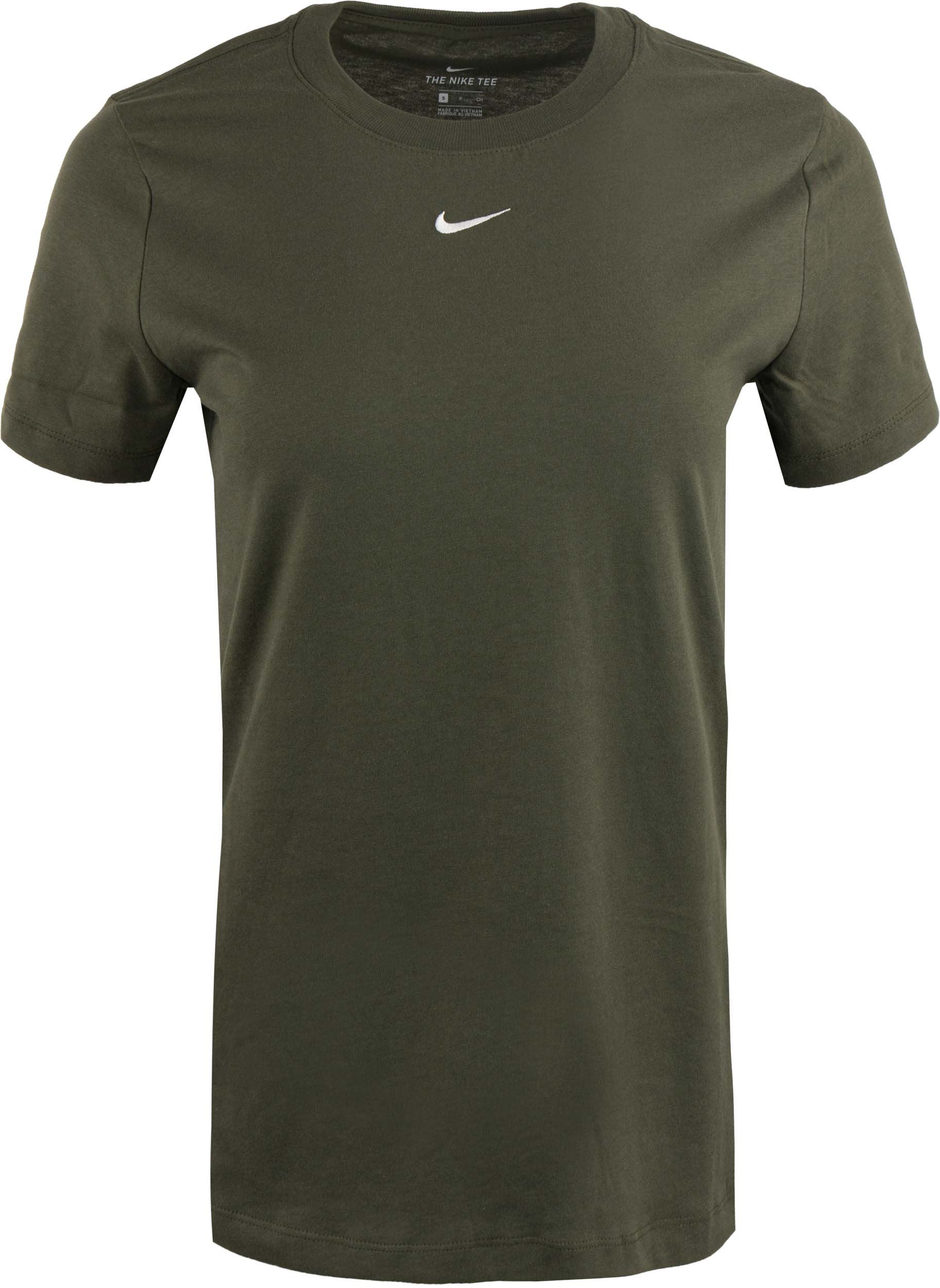 Dámské triko Nike Essential T-Shirt Crew Green|M