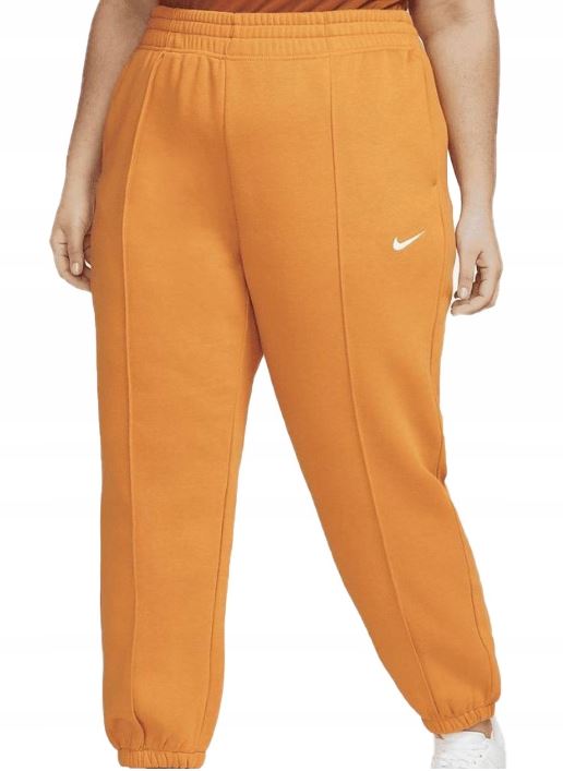 Dámské tepláky Nike Fleece Sweatpants Orange (Plus Size)|1X