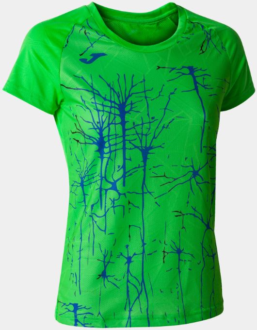 Dámské triko JOMA Elite IX T-shirt Fluor Green|M
