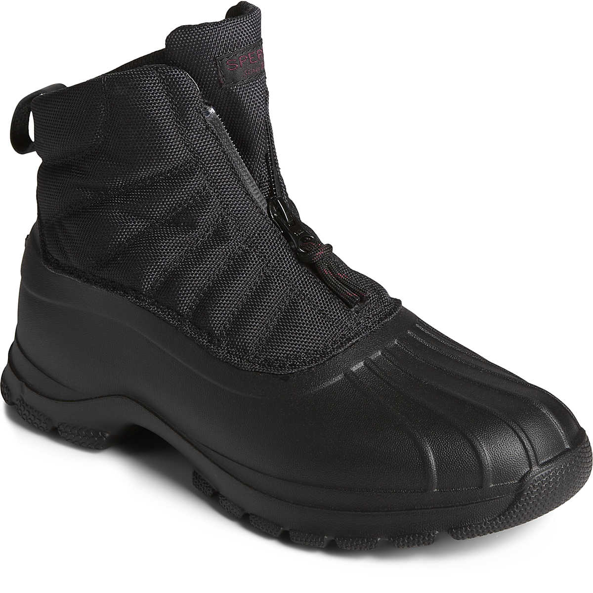 Dámské zimní boty Sperry Wms Duckfloat Zip Up Black|38