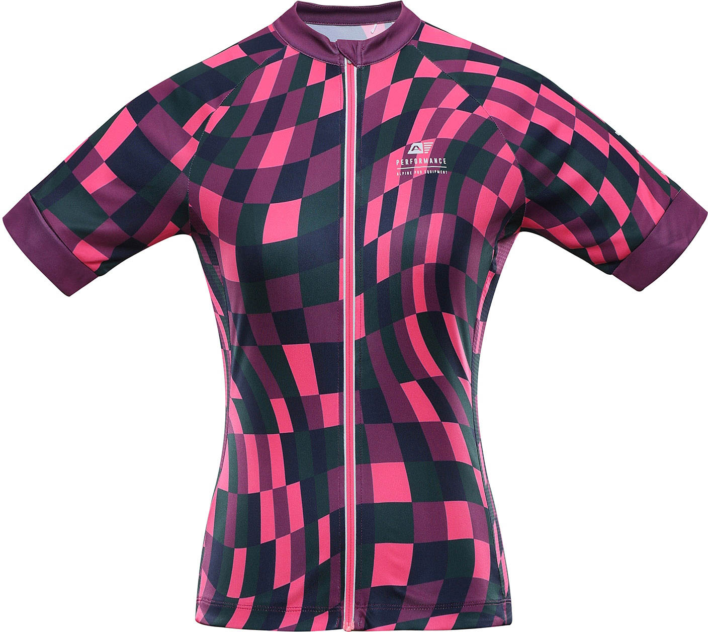 Dámský cyklodres ALPINE PRO Sagena Neon Pink|XL
