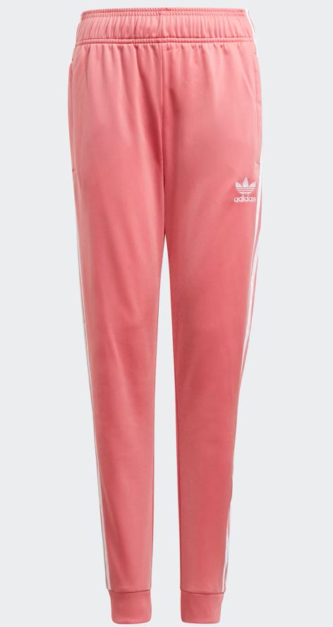 Dětské tepláky Adidas Originals SST Track Pants Pink|152