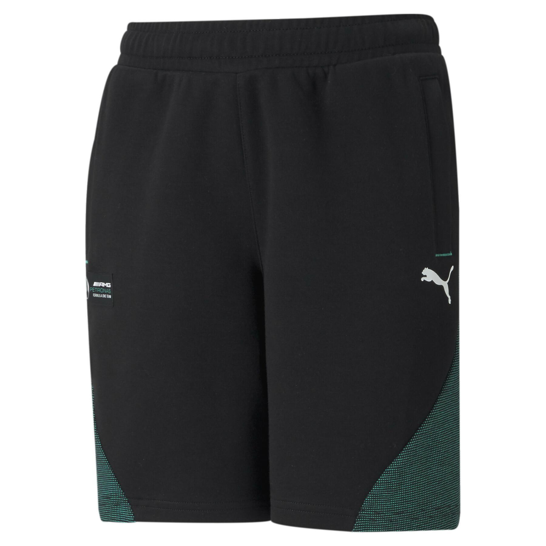Dětské šortky Puma MAPF1 Kids Sweat Shorts Black
