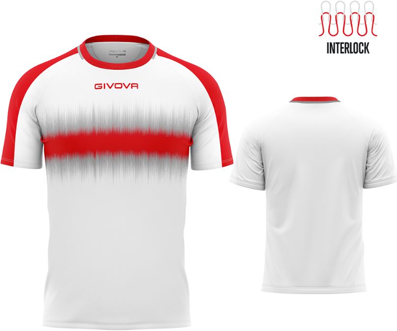 Sportovní triko GIVOVA Radio red-white|XL