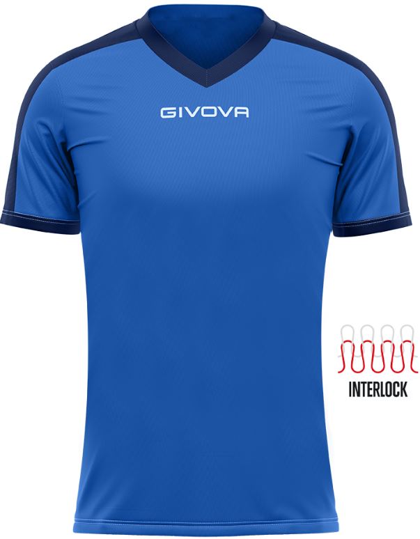 Sportovní triko GIVOVA Revolution royal-blue|L