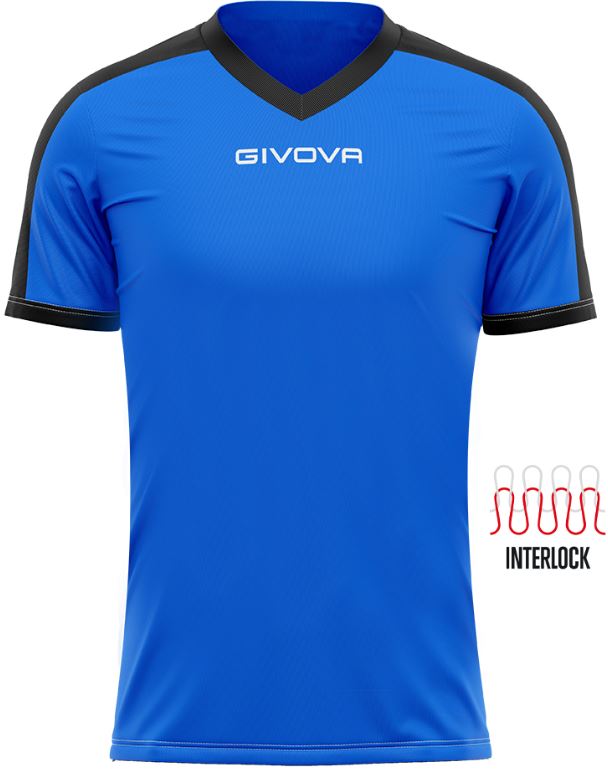 Sportovní triko GIVOVA Revolution royal-black|L