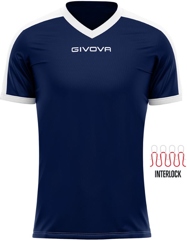 Sportovní triko GIVOVA Revolution blue-white|L