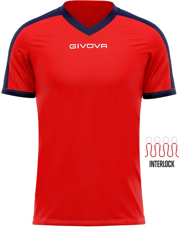 Sportovní triko GIVOVA Revolution red-blue|L