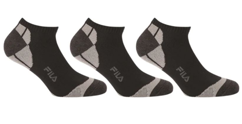 Ponožky FILA Unisex Invisible Multisport Black