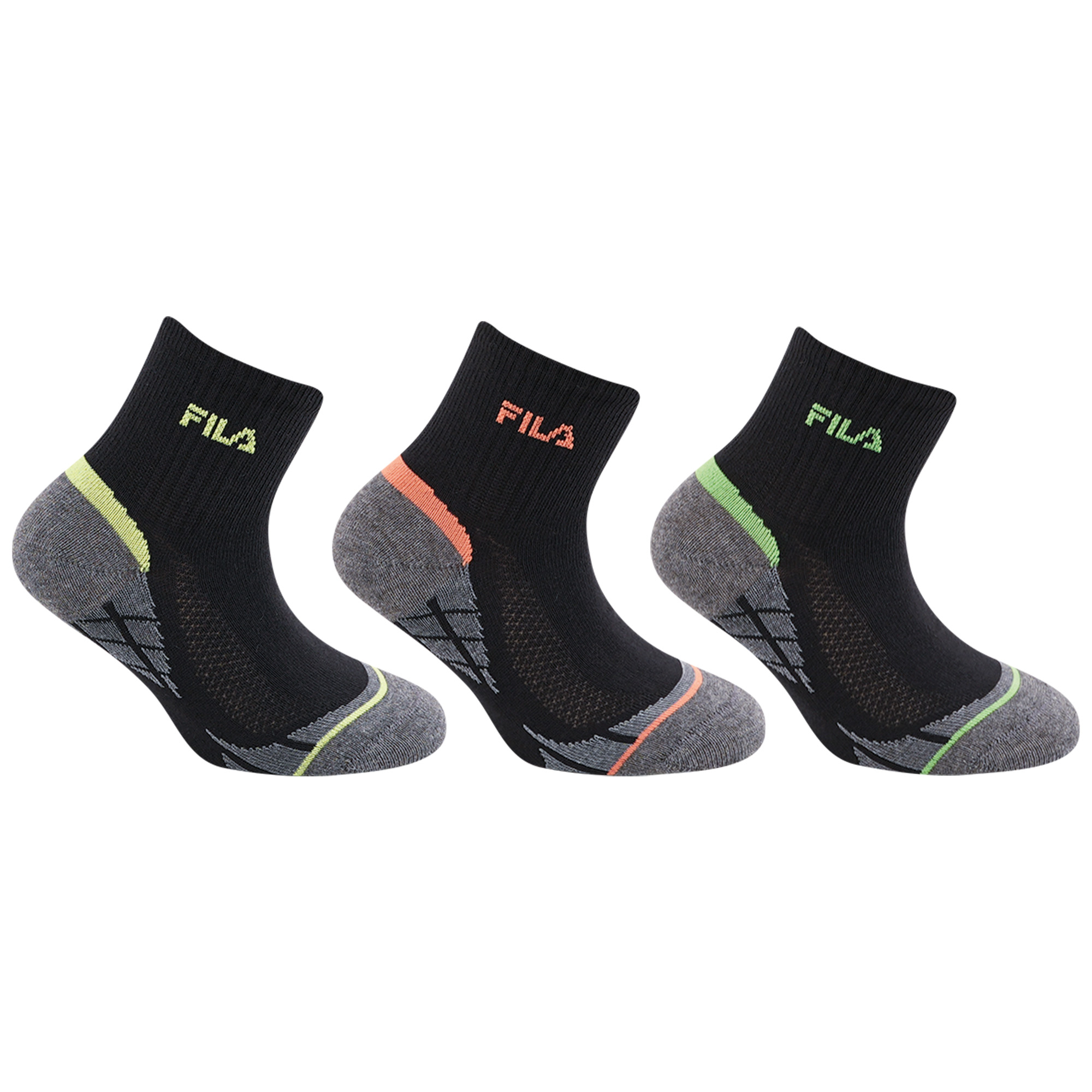 Ponožky FILA Junior Boy Quarter Black