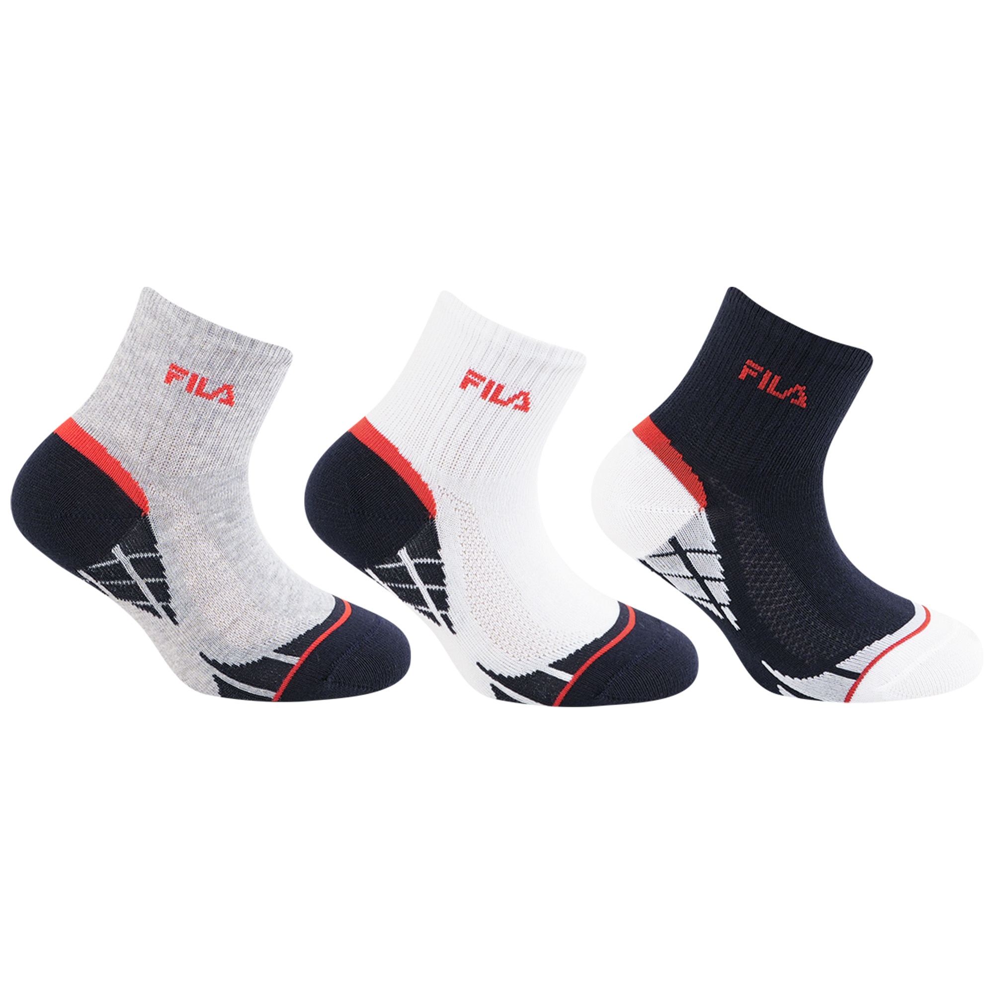 Ponožky FILA Junior Boy Quarter White