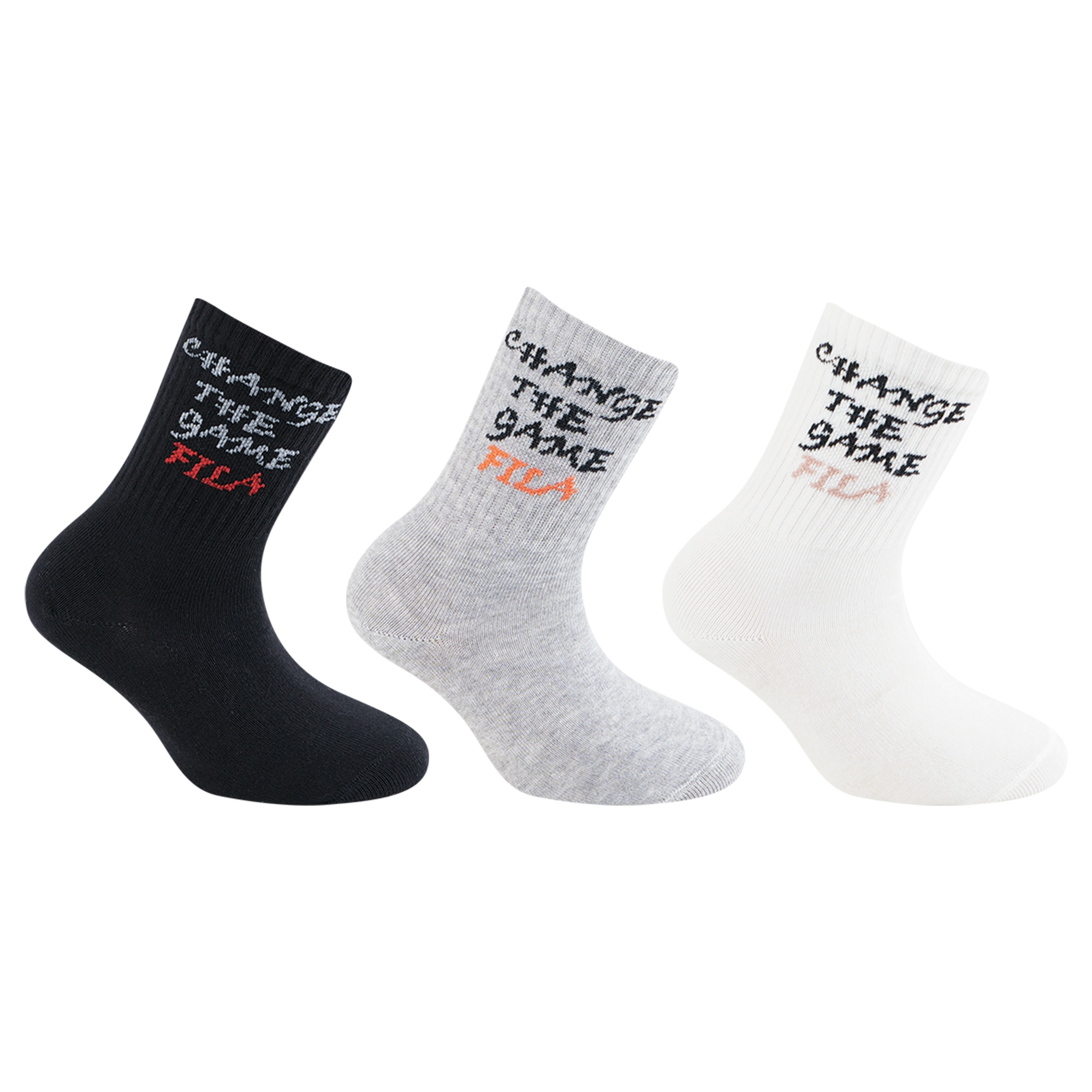 Ponožky FILA Junior Boy Normal Black-Cream