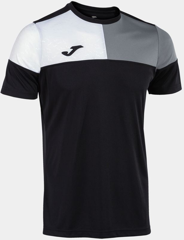 Sportovní triko JOMA Crew Black-Grey-White|XL