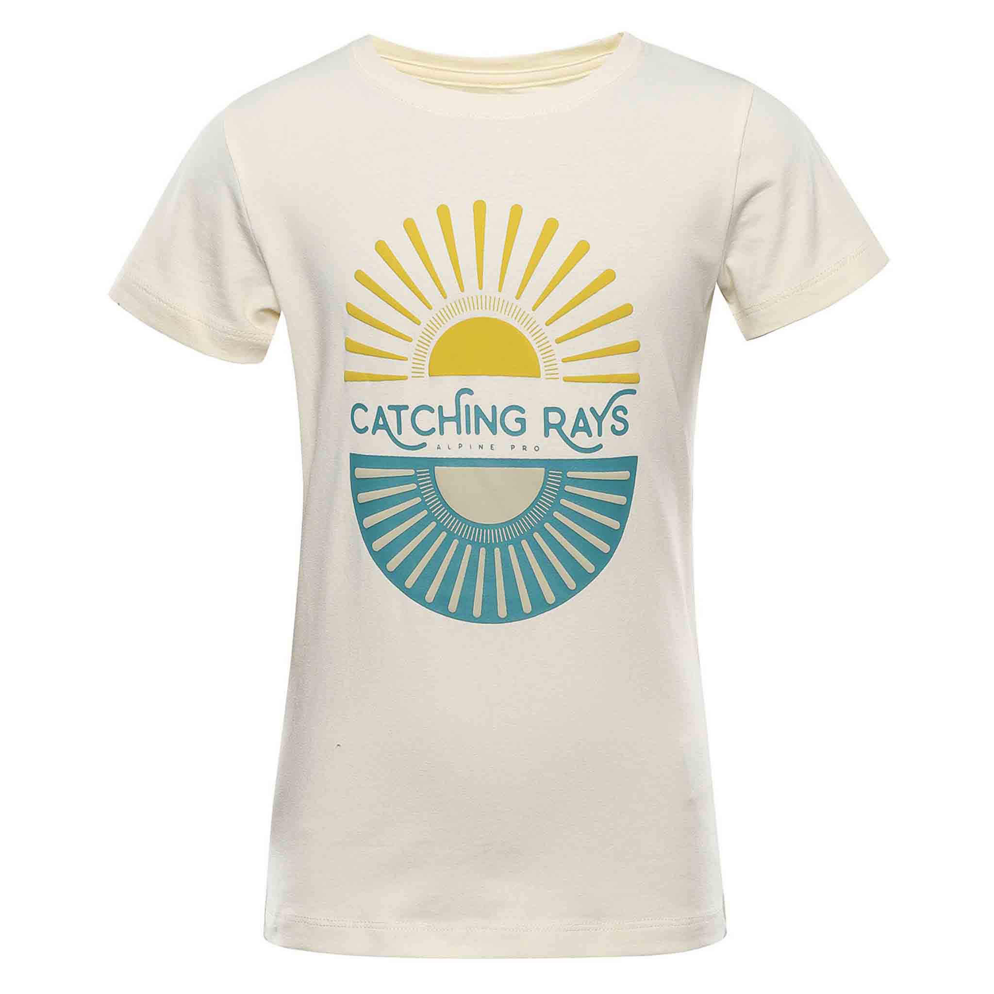 Dětské bavlněné triko ALPINE PRO DORGO bezova