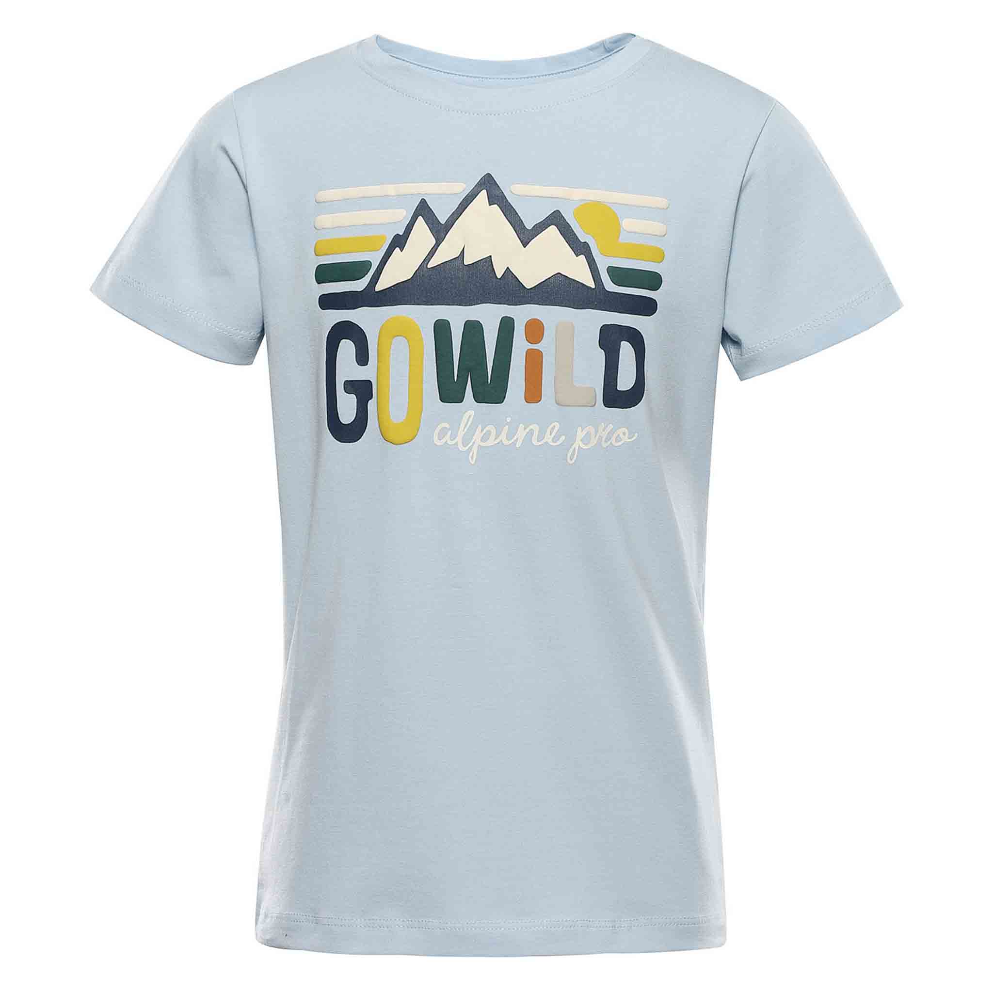 Dětské bavlněné triko ALPINE PRO DORGO modra