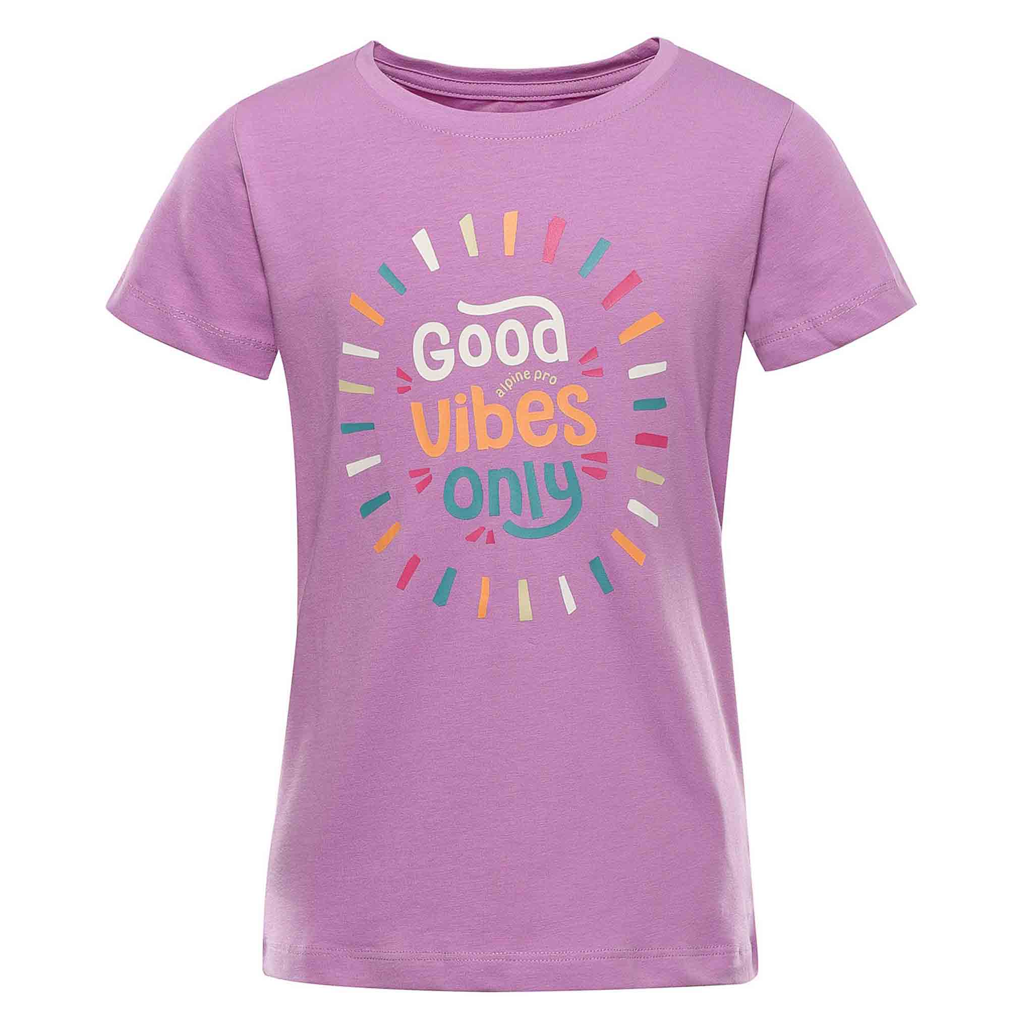 Dětské bavlněné triko ALPINE PRO DORGO fialová
