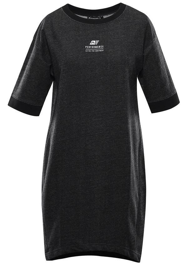 Dámské šaty Alpine Pro Liawa black|XL