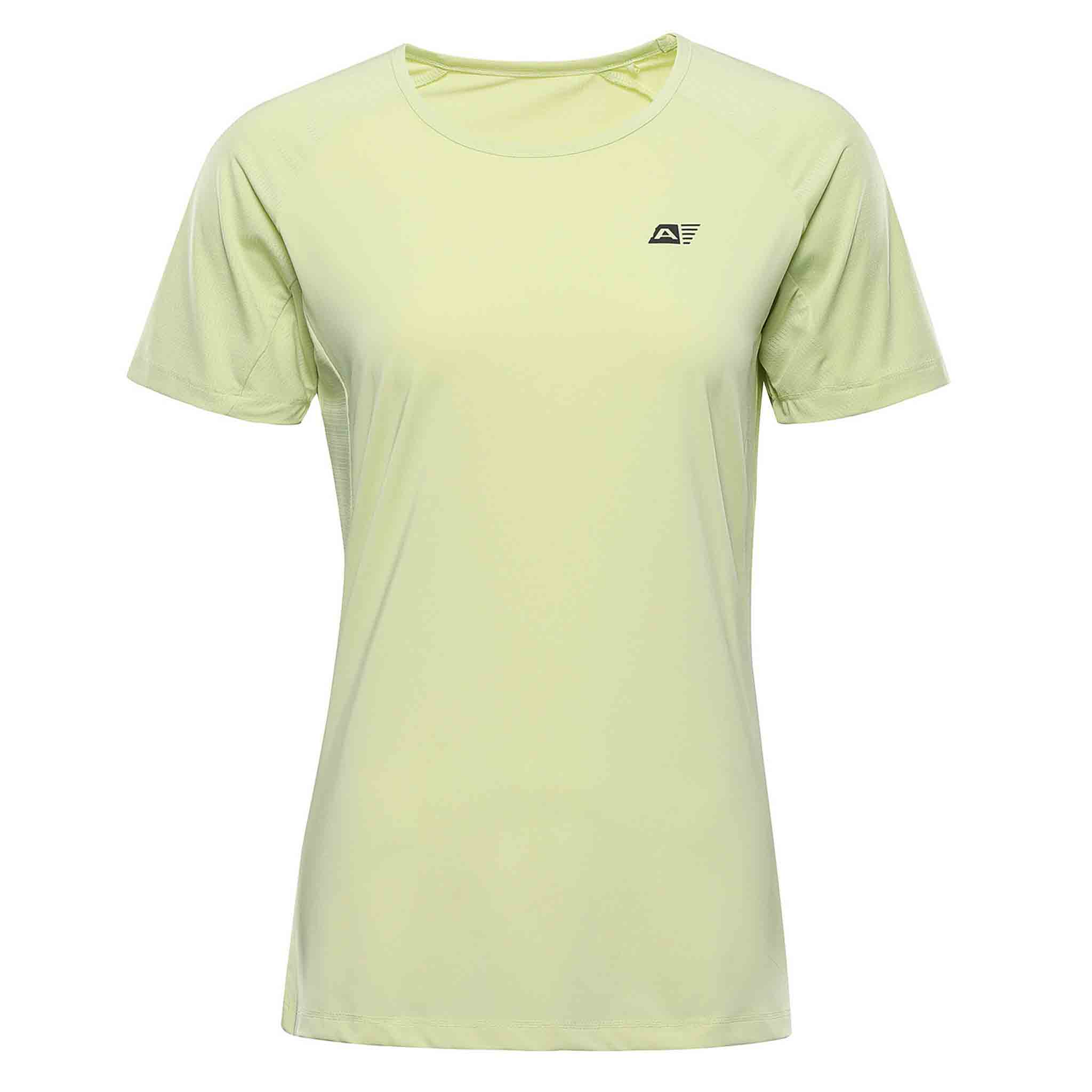 Dámské rychleschnoucí triko s cool dry ALPINE PRO BASIKA žlutá