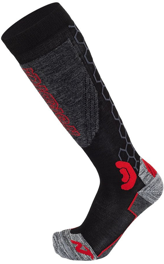Nordica Ski Socks Black-Red -1-Pack|35-38