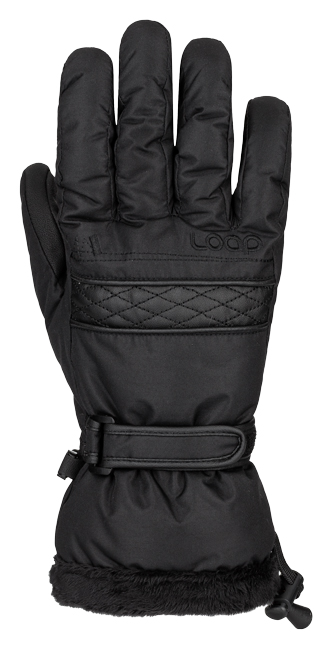 Dámské lyžařské rukavice LOAP Roslana Black|XL
