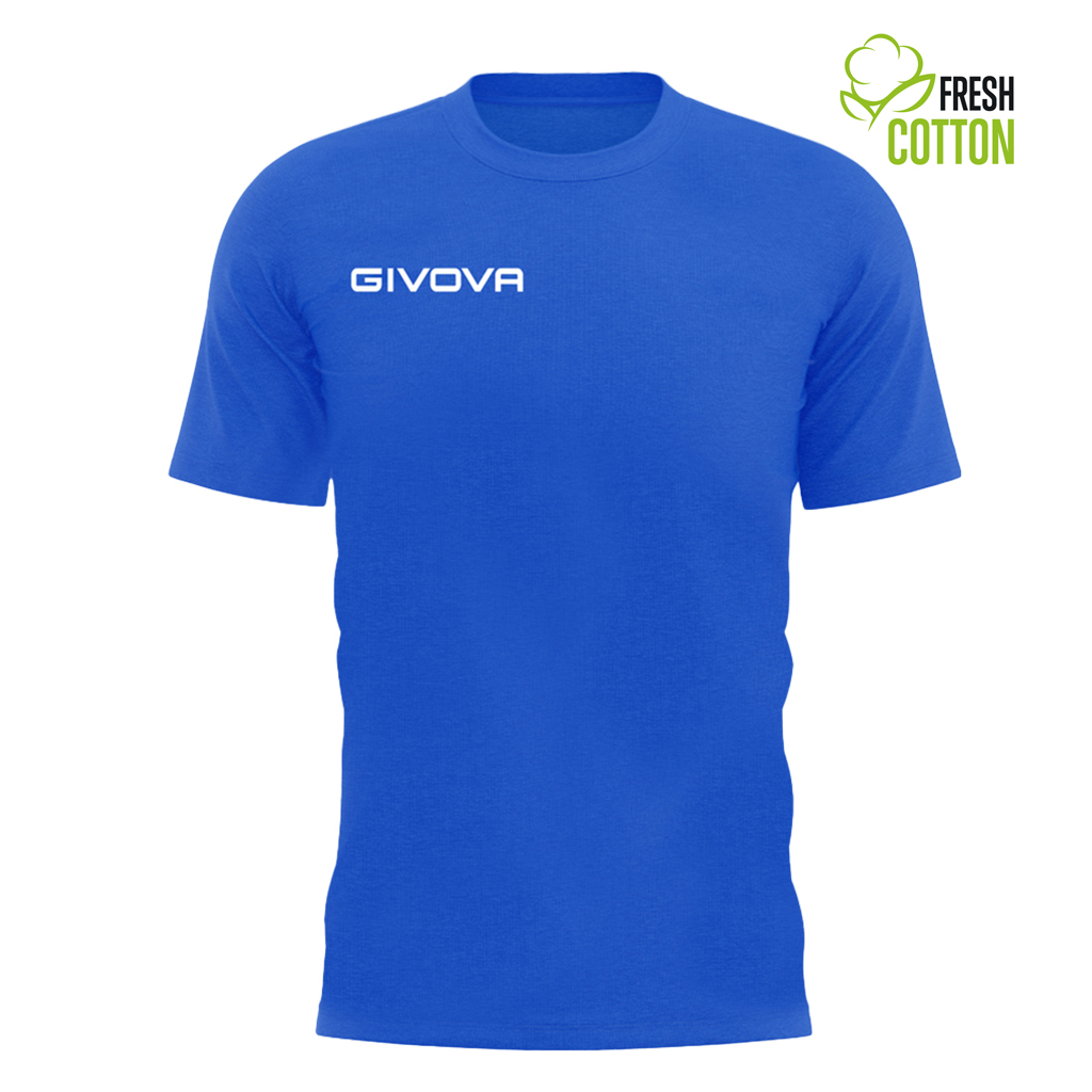 Bavlněné triko Givova Fresh royal blue |3XL