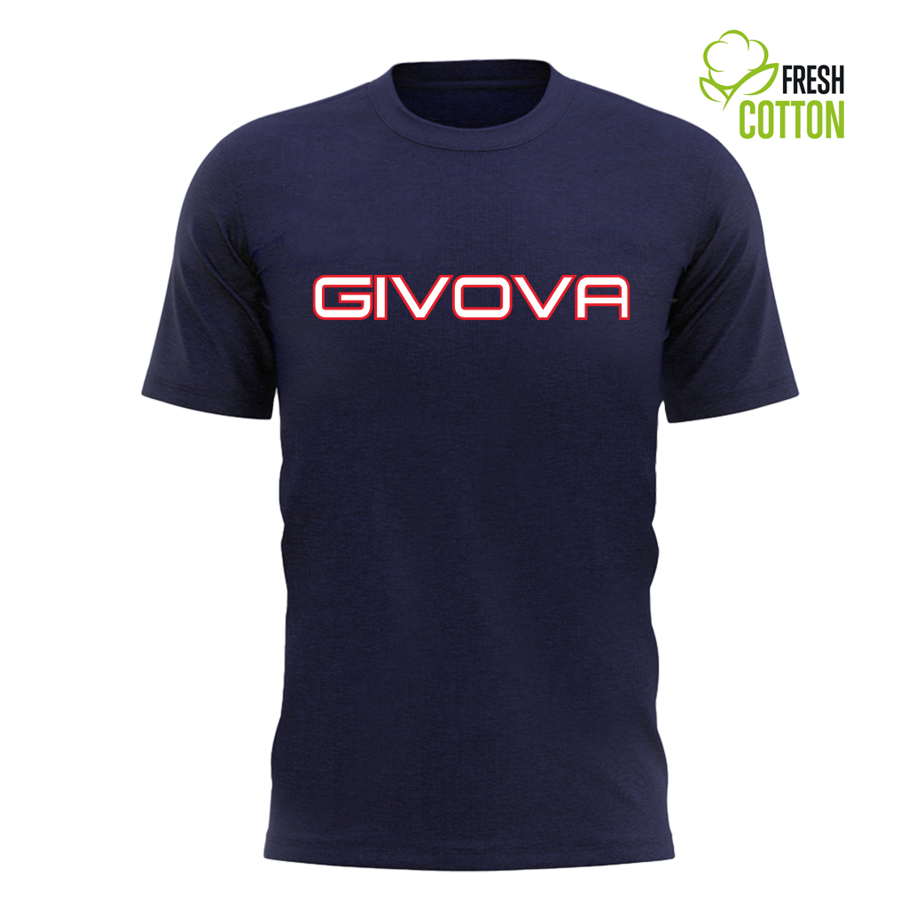Bavlněné triko Givova Spot navy blue|3XS