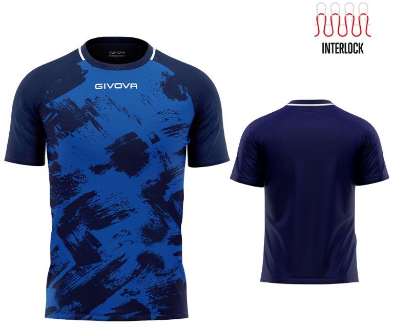 Sportovní triko Givova Art Interlock royal-blue|L