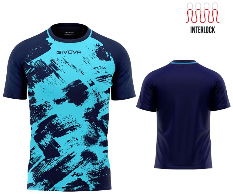 Sportovní triko Givova Art Interlock turq-blue|XL