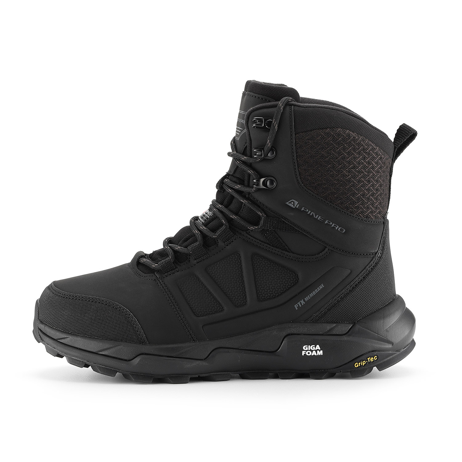 Pánská zimní obuv s membránou ptx ALPINE PRO NERBE černá