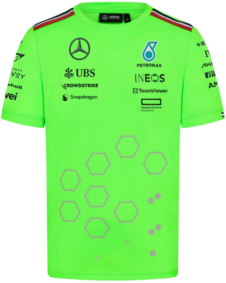 Sportovní triko Mercedes Men Mapf1 RP Set Up Green