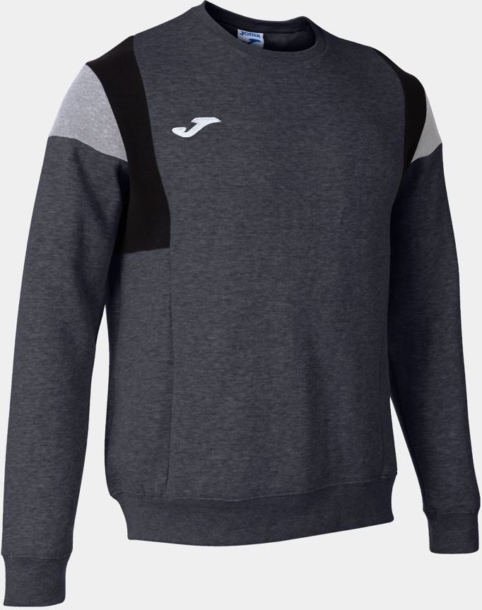Sportovní mikina Joma Confort III Sweatshirt Melange Grey|2XL