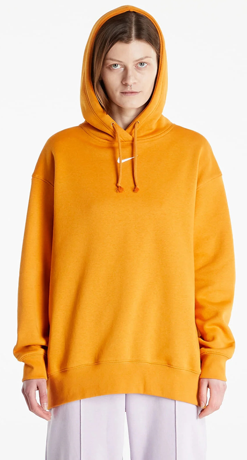 Dámské mikina Nike Fleece Sweatshirt Orange (Plus Size)|3X