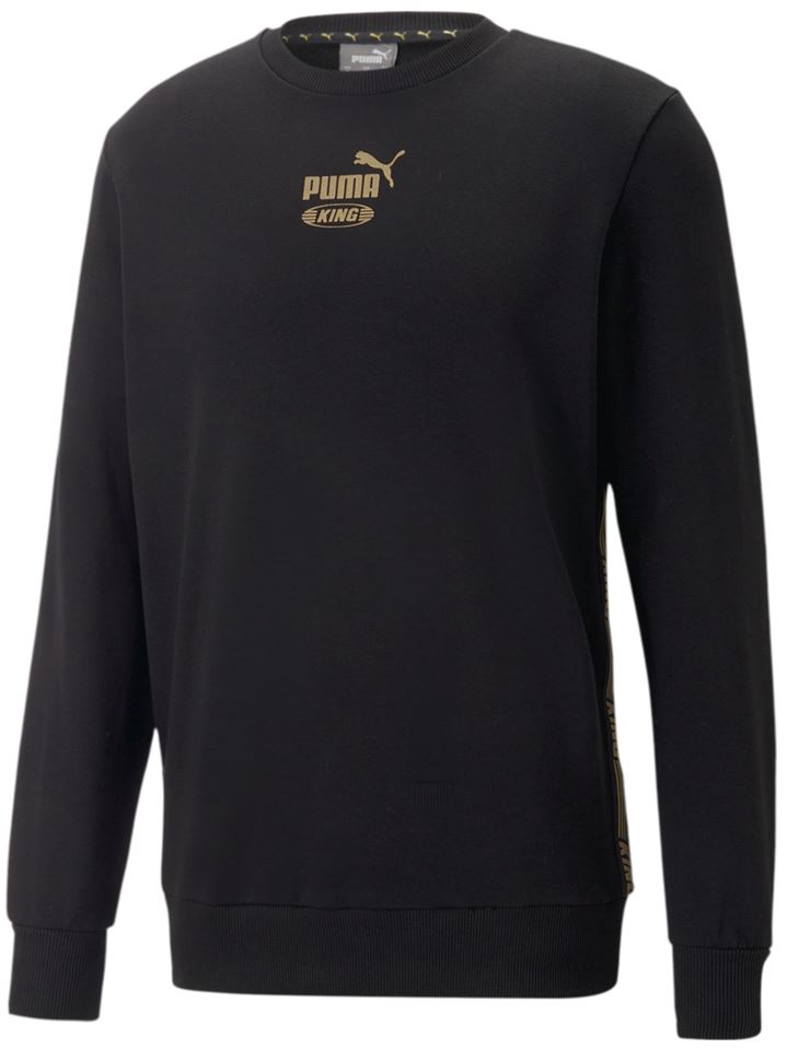 Pánská mikina PUMA KING Logo Crew Sweat black|XL